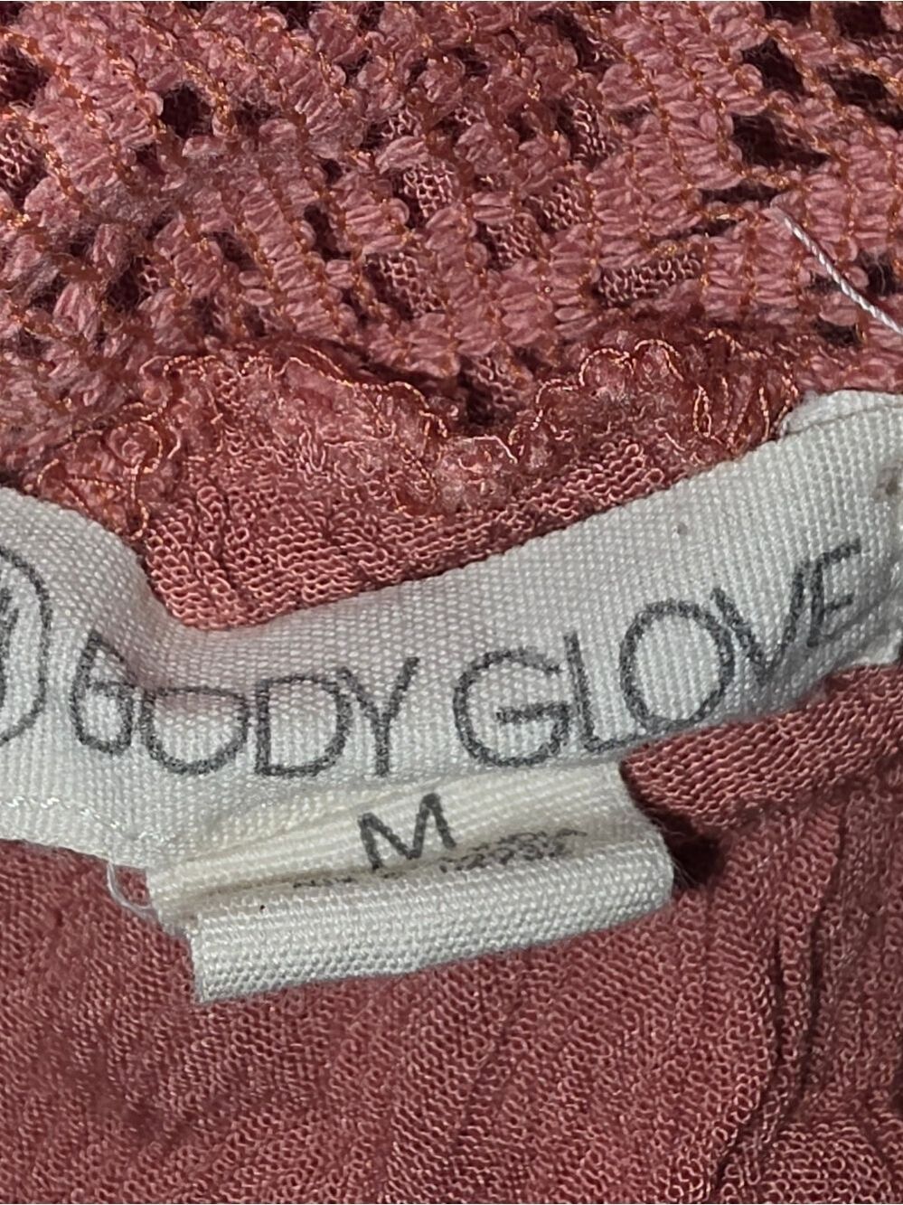 Body Glove Dusty Rose Cold-Shoulder Crochet Yoke Blouse - Picture 2 of 7